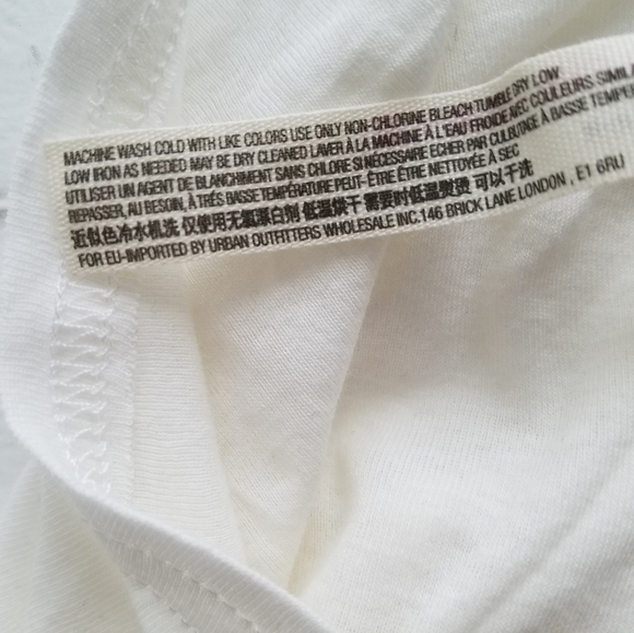 FP Beach Free People Henley Dress White Long Sleeve Size Small - Picture 11 of 11